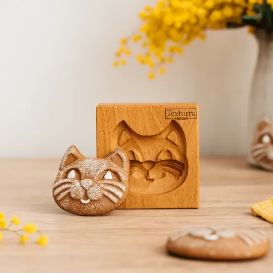 пряничная форма котик Тишка