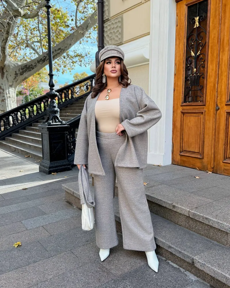 Костюм вязаный УК-2149-2 Фабрика Моды