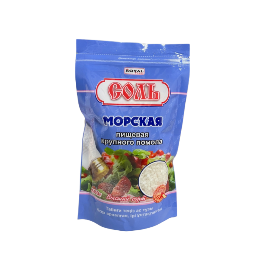 Соль Морская крупного помола Royal 500 гр