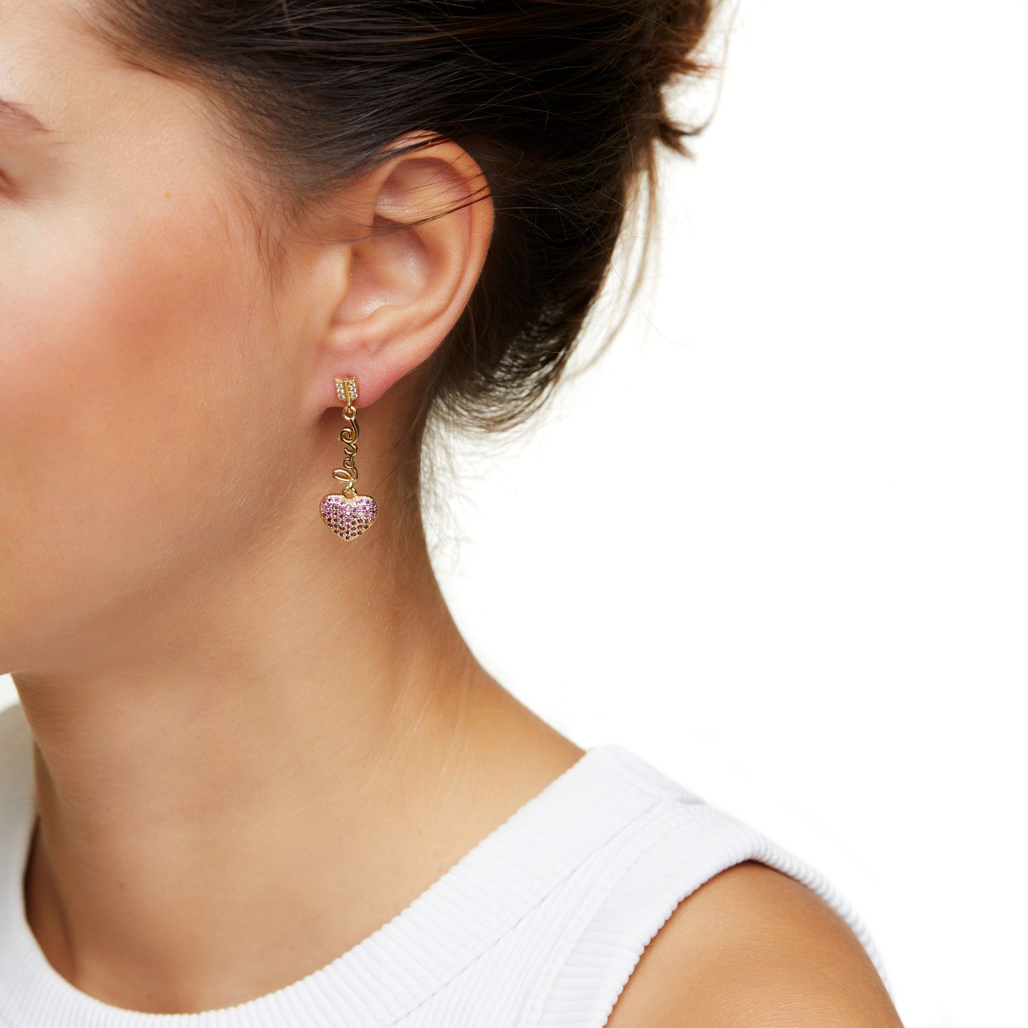 Серьги Lovable Heart Earrings – Red