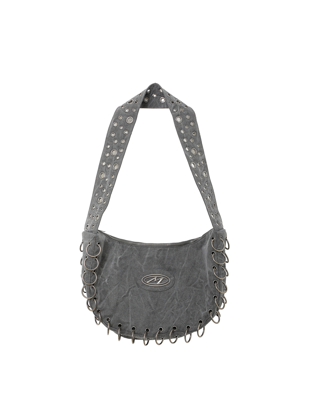 Сумка Grey Washed Eyelet Canvas