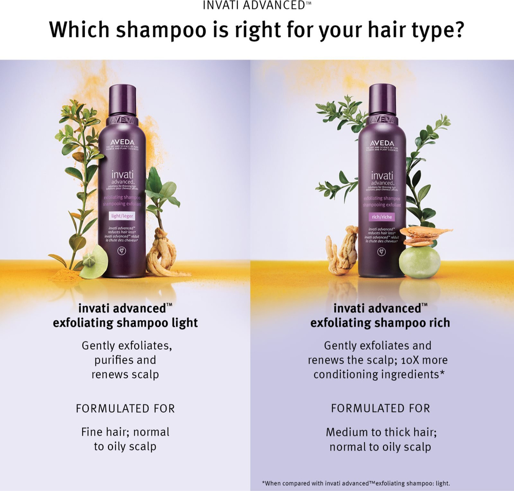 Aveda Invati Advanced Exfoliating Rich Shampoo - шампунь глубокого очищения с эффектом пилинга /   50  ml  / GTIN 018084016817