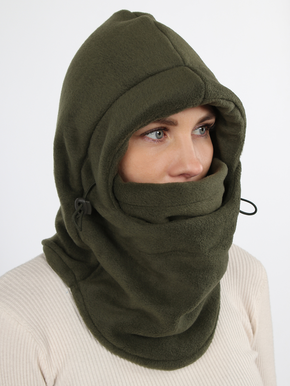 Женская шлем- балаклава "PRIVAL" цвет хаки