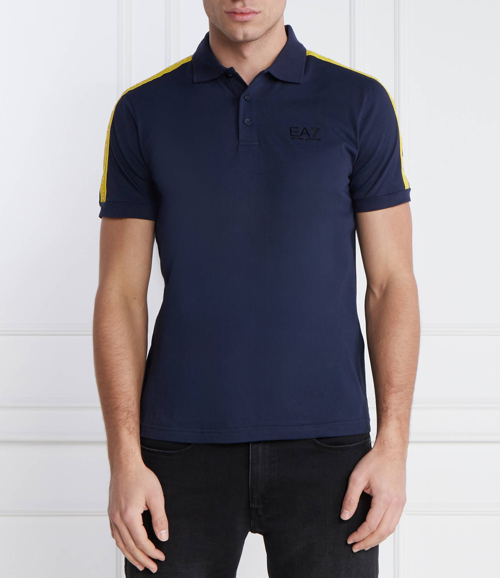 Поло EA7 - темно-синий(3DPF23 PJ02Z)