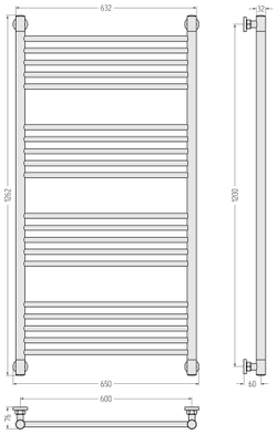 Сунержа Богема+ прямая 1200х600