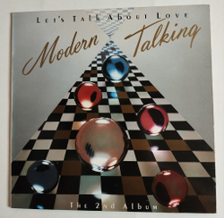 Винтажная виниловая пластинка LP Modern Talking Lets Talk About Love The 2nd Album (Spain 1985)