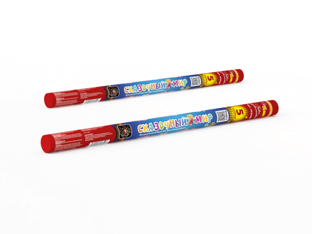 Римская свеча "Сказочный мир" 0,8"х5