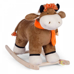 Качалка мягкая Тутси "Бычок "Бублик" (коричневый, 10 фраз, музыка), 699-2020