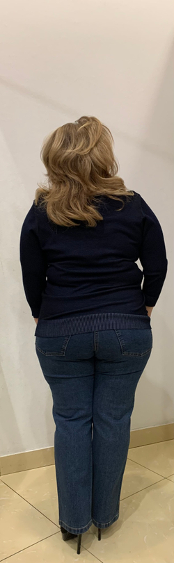 Укороченные  джинсы со стразами