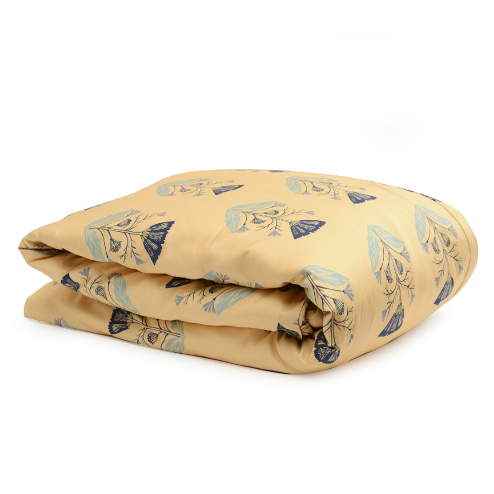 Комплект постельного белья из сатина с принтом "Летний цветок" из коллекции russian north, 150х200 см