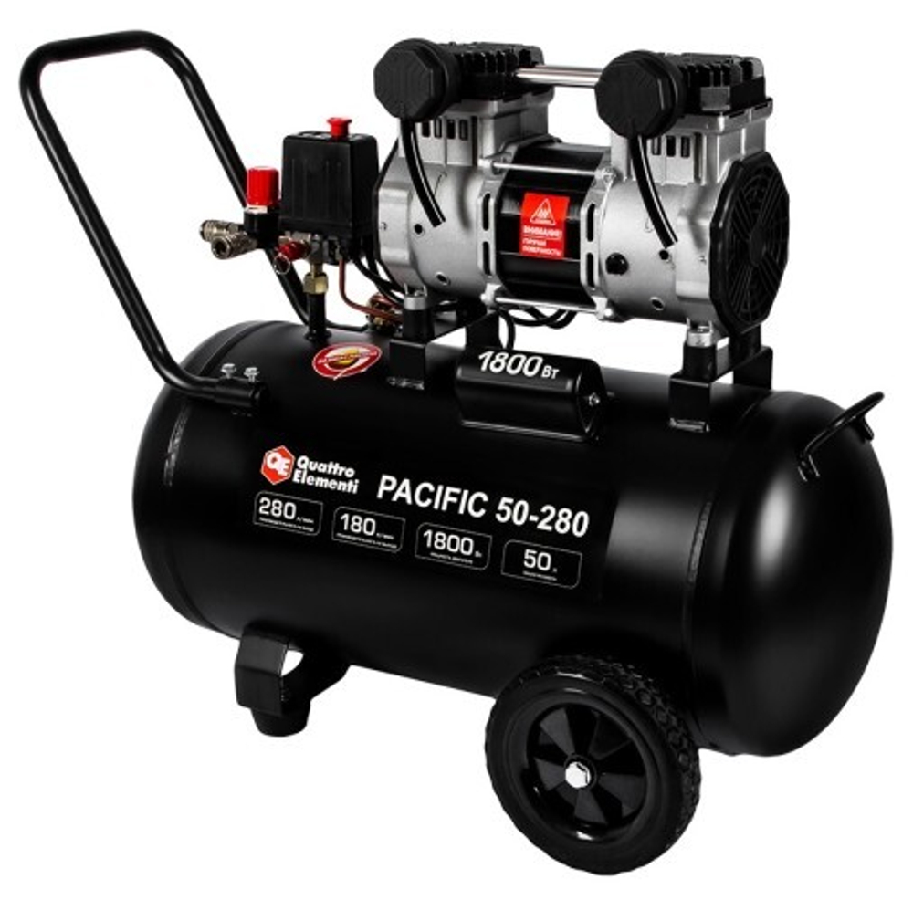 Компрессор поршневой безмасляный QUATTRO ELEMENTI PACIFIC 50-280 915-342