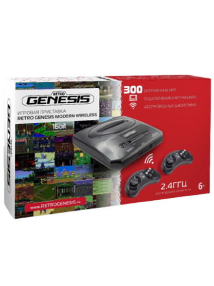 SEGA Retro Genesis Modern + 300 игр + 2 джойстика (модель: ZD-04a, Серия: ZD-00)