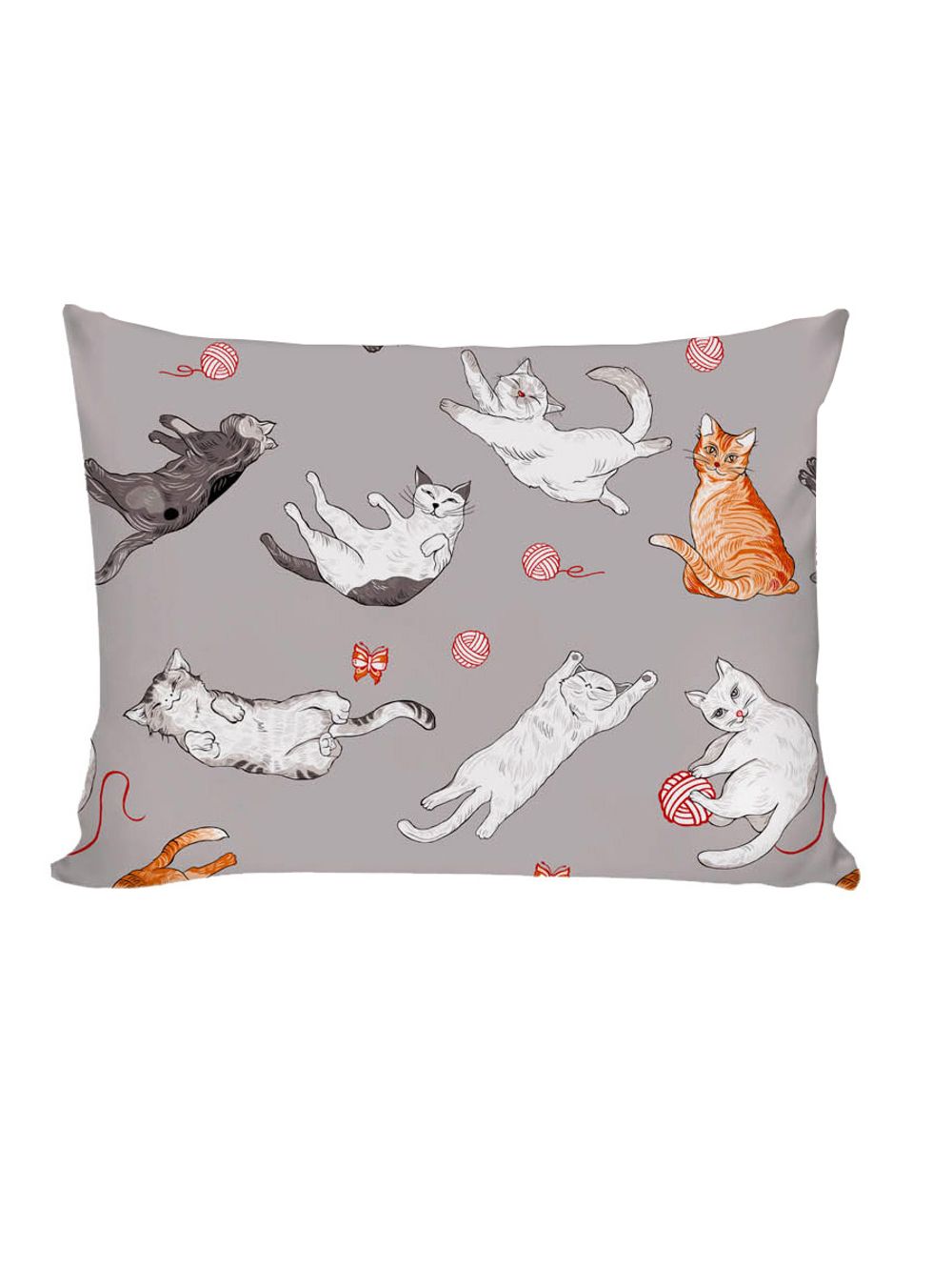 Постельное белье Milky Garden "Kitties" 1,5-сп  Наволочка 50х70 см 2 шт  Простынь  150х215 см  Пододеяльник 145х215 см