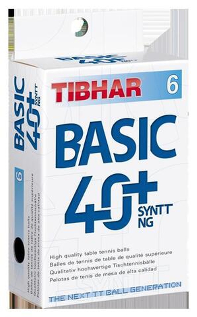 Tibhar Basic 40+ SYNTT "NG"(seam) 6 balls
