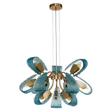 Подвесной светильник 12*E14 V000340 11033/12P Blue голубой Fless Indigo