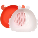 Дуршлаг пластиковый с поддоном «Крабик» 26*24*9см, микс цветов