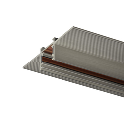 Трек SHINE HIDE для ГКЛ 12,5мм, 2м, 48В DC, IP20, цвет темный никель, алюминий