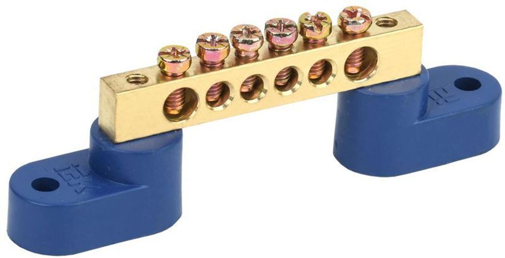 Шина нулевая ШНИ-6х9-6 У2-С на двух угловых изоляторах IEK YNN10-69-6C2-K07 Шина нулевая ШНИ-6х9-6 У2-С на двух угловых изоляторах IEK YNN10-69-6C2-K07