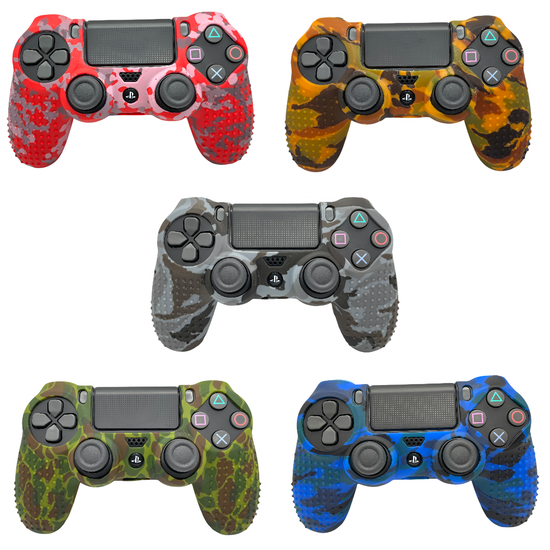 Силиконовый чехол для DualShock 4 PS4 камуфляжный