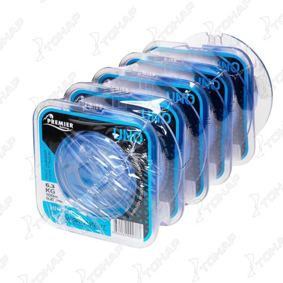 Леска UNO 0,25mm/100m Blue Nylon (PR-U-B-025-100) Premier Fishing