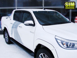Дефлекторы боковых окон SIM для Toyota Hilux (2015-) арт.STOHIL1532