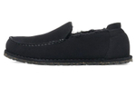 Birkenstock Casual Leather Shoes Unisex Black Narrow