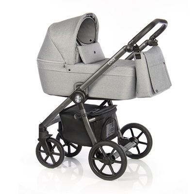 Детская коляска Roan Coss 2 в 1 New 2021 Grey Dots (Серый)