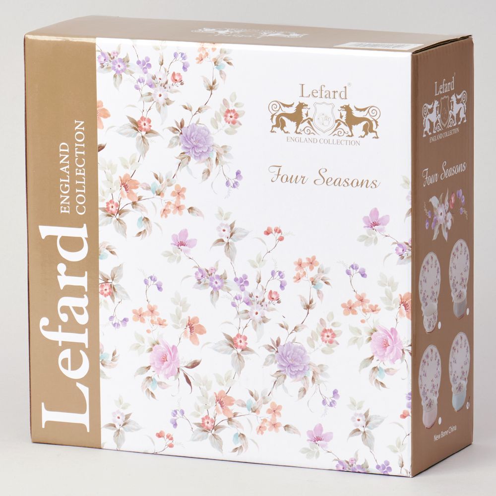 ЧАЙНЫЙ НАБОР LEFARD "ВРЕМЕНА ГОДА" НА 2 ПЕР. 4 ПР. 250 МЛ РОЗОВЫЙ