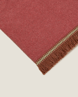 Плед 160х200 Frati Home Soft Bamboo Lava красный с тесьмой Rousseau