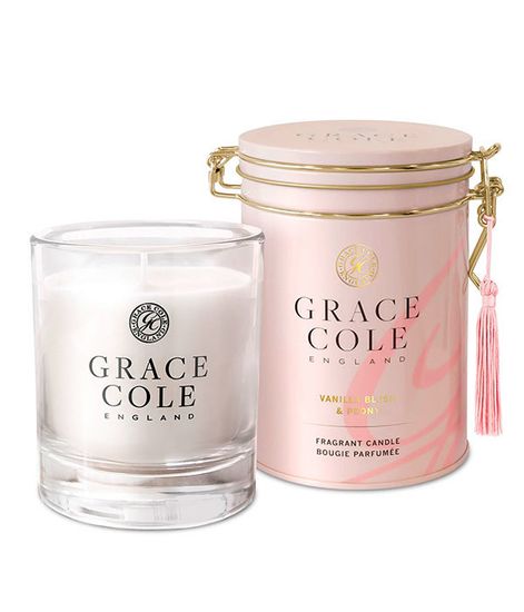 Ваниль и пион свеча ароматическая, Grace Cole