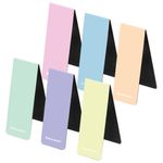 Закладки для книг МАГНИТНЫЕ, "PASTEL", набор 6 штук, 60x20 мм, BRAUBERG, 117013