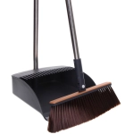 Набор для уборки, щетка для пола с совком «Disco» серый 1103