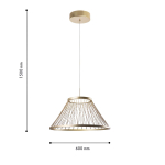 Подвесной светодиодный светильник Favourite Fibra 4634-6P