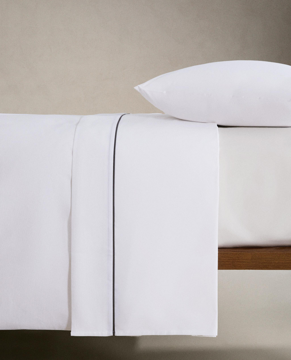 Пододеяльник Zara Home, хлопок 100%, однотонный, 6115/088