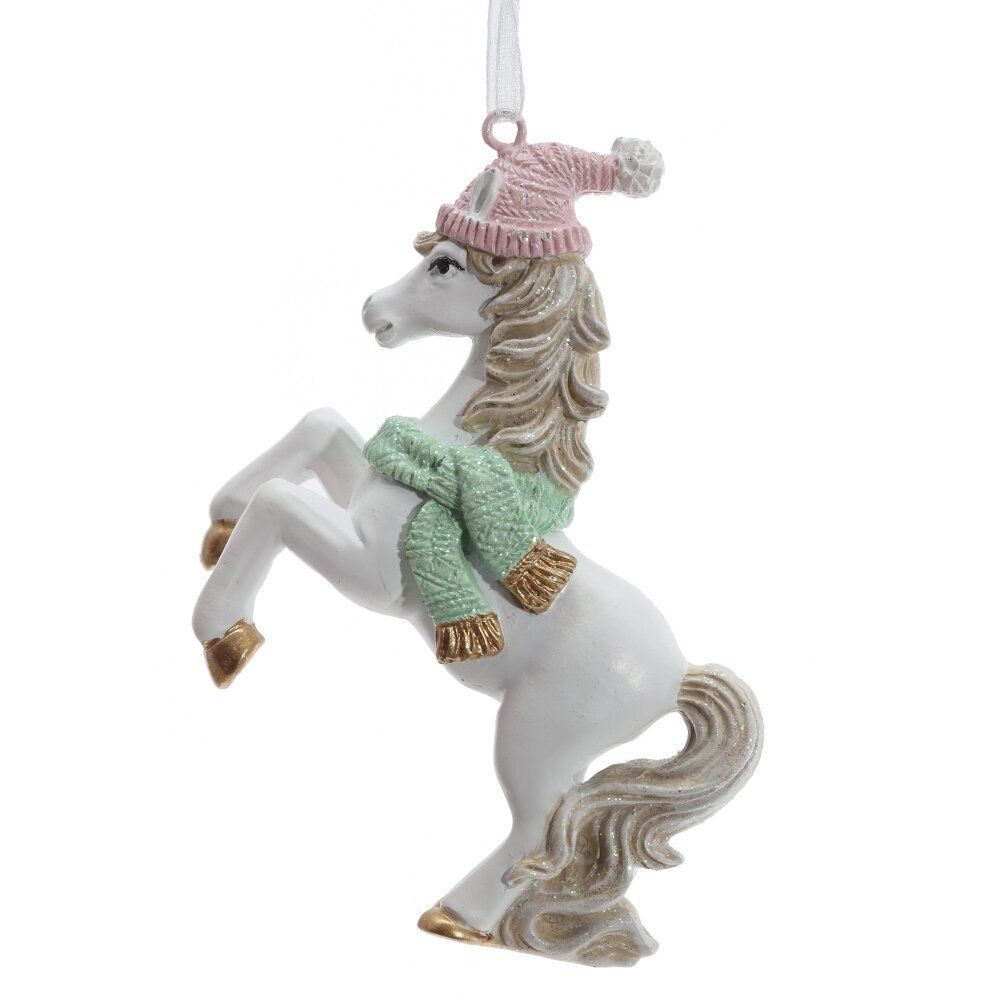 GAEM Фигурка декоративная подвесная "Лошадка", L9 W2 H8,5 см, 2в.