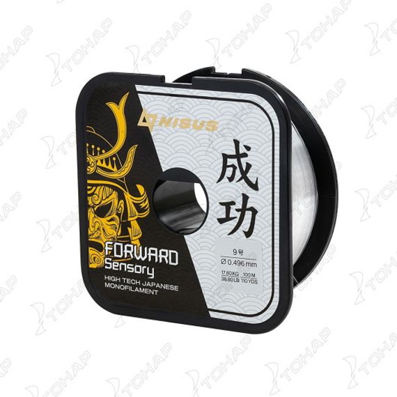 Леска FORWARD Sensory 0,496mm/100m Nylon Transparent (N-FS-0496-100) Nisus