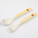 4780232 бамбуковой посуды «Мишка», 5 предметов: тарелка, миска, стакан, вилка, ложка