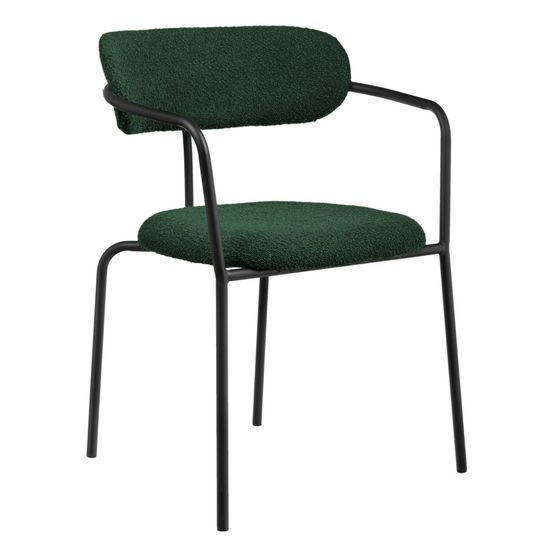 Стул Ant букле зелёный