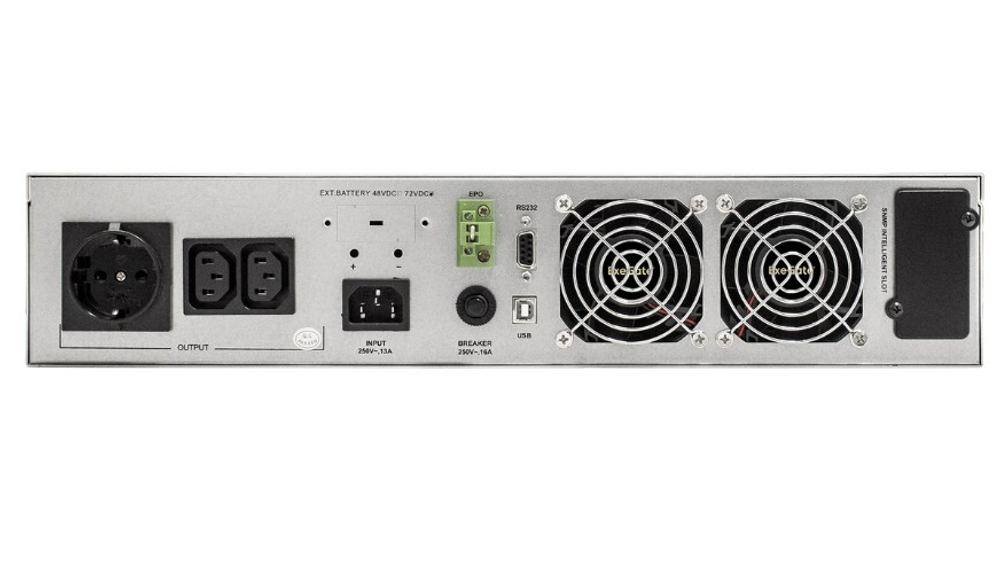 Источник бесперебойного питания  Exegate PowerExpert ULS-3000.LCD.AVR.1SH.2C13.USB.RS232.SNMP.2U