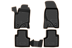 Коврики в салон для CHEVROLET NIVA 2009-2020, LADA NIVA I, Travel 2020-, внедорожник , 4 шт. (бежевый кант, полиуретан) KANT.NLC.52.17.210.BG