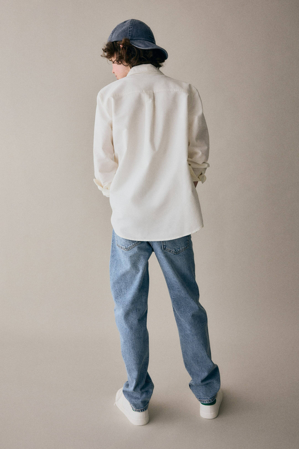 H&M Джинсы эластичные облегающие, синий