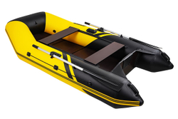 Лодка ПВХ БРОНЯ 280 СК Жёлтый - чёрный