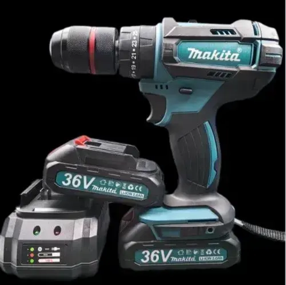 Шуруповерт, 36 В, 2 АКБ