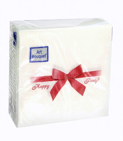 Салфетка бумажная DESNA BOUQUET 20*20 см, 2-сл, упак. 30 листов ПОДАРОК БОРДОВЫЙ