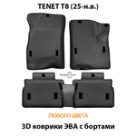 Автомобильные коврики ЭВА с бортами для TENET T8 (25-н.в.)