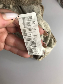 Платье Tezenis в анималистическом стиле, маркировка S, визуально на 44 размер