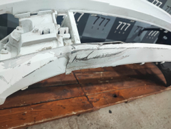 Бампер передний Skoda Octavia 3 (A7) 17-20 Б/У Оригинал 5EU807221F