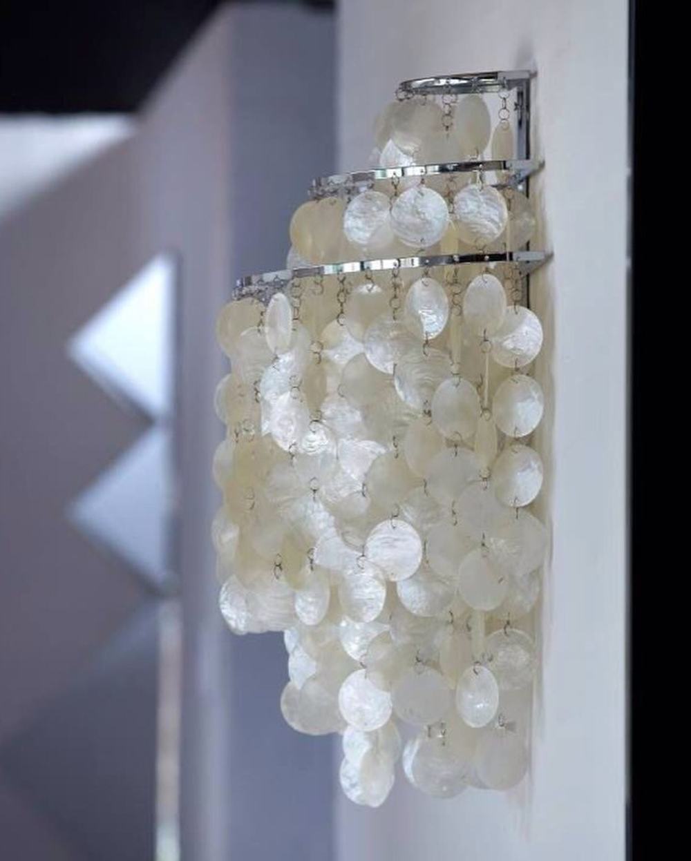 Настенное бра в виде ракушек в балийском стиле