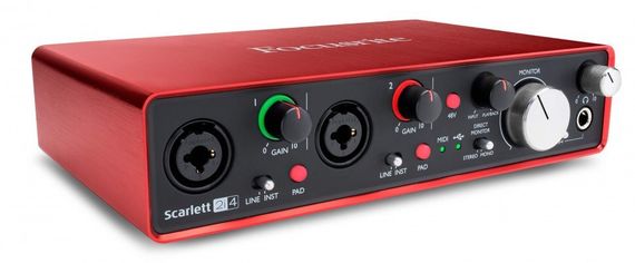 FOCUSRITE SCARLETT 2I4 2ND GEN