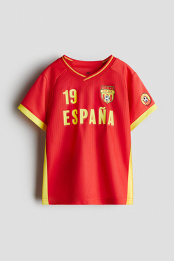 H&M Футболка с принтом, красный